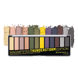 Rimmel London Magnif'eyes Thunderstorm Edition Eyeshadow Palette - 010
