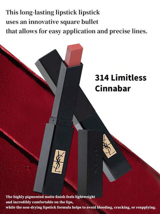 Buy Yves Saint Laurent Rouge Pur Couture The Slim Velvet Lipstick - 314 Limitless Cinnabar - Cult Beauty Pakistan