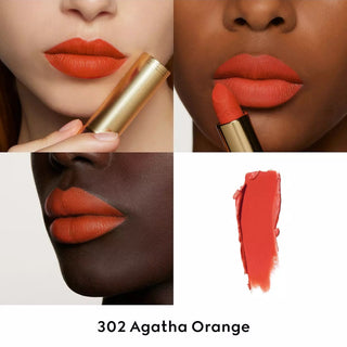 Gucci Rouge à Lèvres Voile Lipstick - Agatha Orange 302