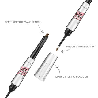 Buy Benefit Cosmetics Eyebrow Powder Pencil - 5 Warm Black Brown - Cult Beauty Pakistan