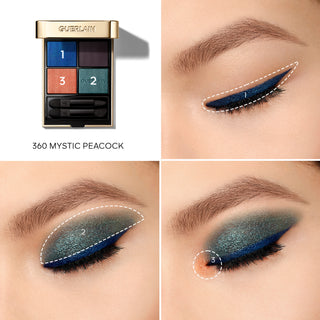 Buy Guerlain Ombres G Eyeshadow Palette - 360 Mystic Peacock - Cult Beauty Pakistan