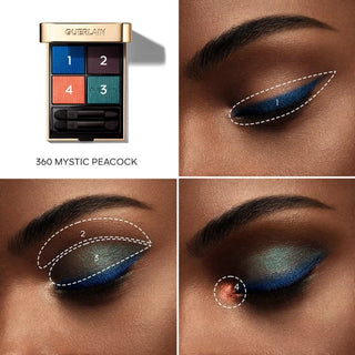 Buy Guerlain Ombres G Eyeshadow Palette - 360 Mystic Peacock - Cult Beauty Pakistan