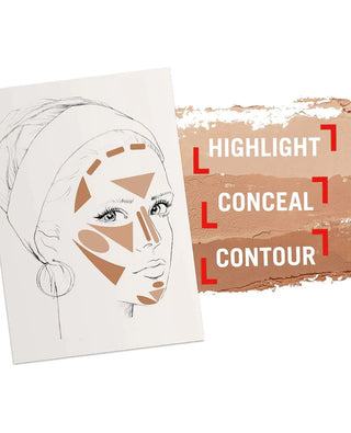 Buy Rimmel London Insta Conceal & Contour Palette- 010 Light - Cult Beauty Pakistan