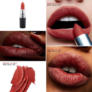 Buy MAC Powder Kiss Lipstick - Devoted To Chili - Cult Beauty Pakistan