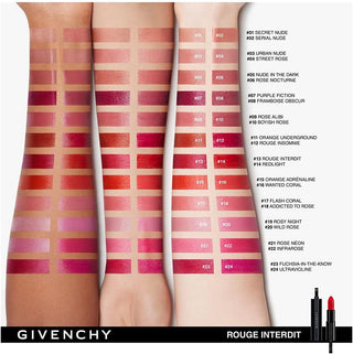 Givenchy Rouge Interdit Satin Lipstick - 15 Orange Adrenaline