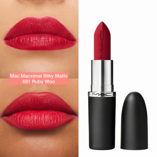 Buy MAC Ximal Silky Matte Lipstick - 691 Ruby Woo - Cult Beauty Pakistan
