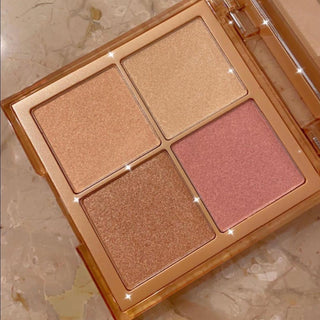 Buy Huda Beauty Glow Obsessions Highlighter Mini Face Palette Rich - Cult Beauty Pakistan