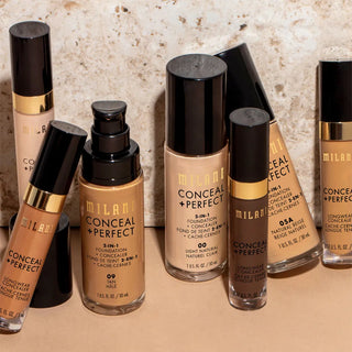 Milani Conceal + Perfect 2-in-1 Liquid Foundation - 00A Porcelain