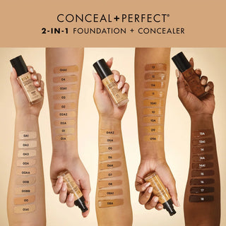 Milani Conceal + Perfect 2-in-1 Liquid Foundation - 00A Porcelain