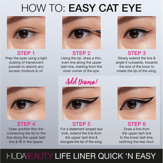 Huda Beauty Life Liner Quick 'N Easy Precision Liquid Liner - Very Vanta