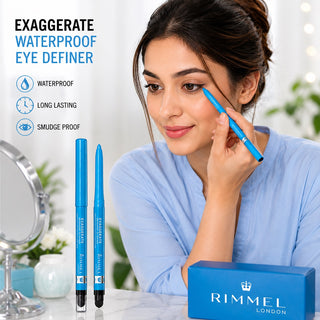 Buy Rimmel Exaggerate Waterproof Eye Definer - Aqua Sparkle - Cult Beauty Pakistan