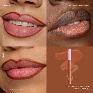 NYX Lip Lingerie Liner Stain - 03 Barely There