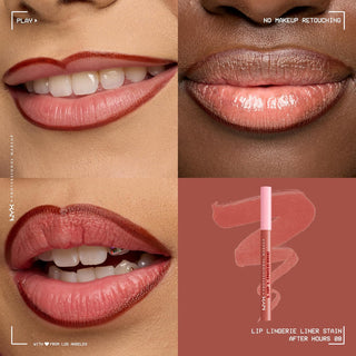 NYX Lip Lingerie Liner Stain - 8 After Hours