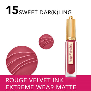 Buy Bourjois Rouge Velvet Ink Lipstick - 15 Sweet Dar(K)Ling - Cult Beauty Pakistan