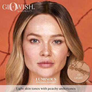 Huda Beauty GloWish Luminous Pressed Powder Foundation - 03 Light