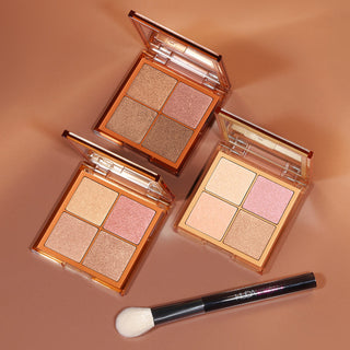 Buy Huda Beauty Glow Obsessions Highlighter Mini Face Palette Rich - Cult Beauty Pakistan