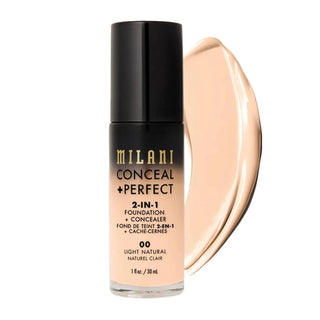 Milani Conceal + Perfect 2-in-1 Liquid Foundation - 00 Light Natural