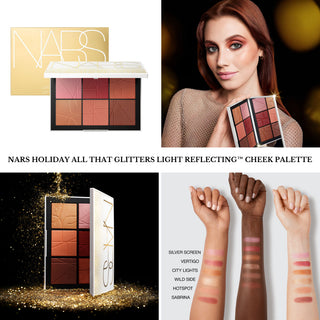 Buy NARS Cosmetics All Glitters Light Reflecting Cheek Blush Palette - Cult Beauty Pakistan