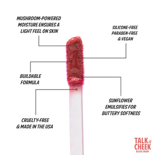The Balm Talk Is Cheek Blush Cream - Promise