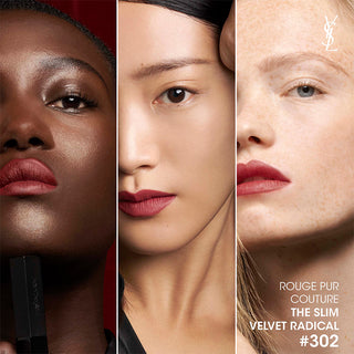 Buy Yves Saint Laurent Rouge Pur Couture The Slim Velvet Lipstick - 302 Brown Overdose - Cult Beauty Pakistan
