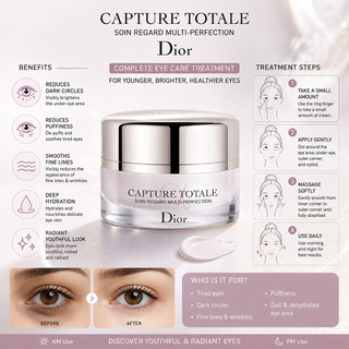 Buy Dior Capture Totale Soin Regard Multi-perfection Eye Treatment - Cult Beauty Pakistan