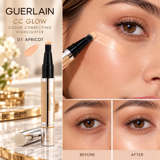 Guerlain CC Glow Color Correcting Highlighter - 01 Apricot [Without Box]