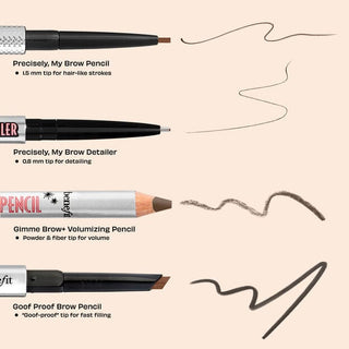 Buy Benefit Gimme Brow Volumizing Pencil - 4 Warm Deep Brown - Cult Beauty Pakistan