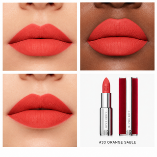 Givenchy Le Rouge Deep Velvet Lipstick  - 33 Orange Sable