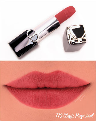 Buy Dior Rouge Couture Colour Velvet Lipstick - 772 Classic Rosewood - Cult Beauty Pakistan