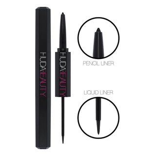 Huda Beauty Life-Liner Duo Pencil & Liquid Eyeliner - Very Vanta