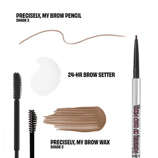 Buy Benefit Cosmetics Eyebrow Pencil - 3 Warm Light Brown - Cult Beauty Pakistan
