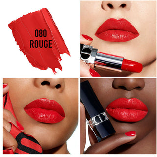Buy Dior Rouge Satin Colour Lipstick - 080 Red Smile - Cult Beauty Pakistan