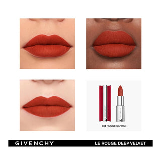 Givenchy Le Rouge Deep Velvet Lipstick - 34 Rouge Safran
