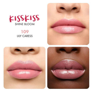 Guerlain Kisskiss Shine Bloom Lipstick - 109 Lily Caress