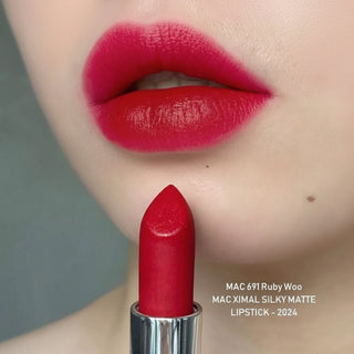 Buy MAC Macximal Silky Matte Lipstick - 691  Ruby Woo - Cult Beauty Pakistan