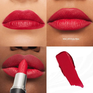 Buy MAC Ximal Silky Matte Lipstick - 691 Ruby Woo - Cult Beauty Pakistan