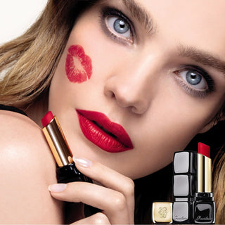 Guerlain KissKiss Tender Matte Lipstick - 999 Eternal Red