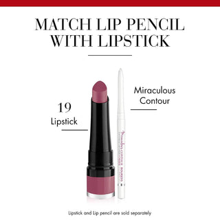 Buy Bourjois Rouge Velvet The Lipstick - 19 Place Des Roses - Cult Beauty Pakistan