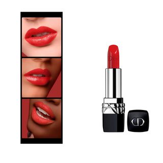 Buy Dior Rouge Satin Colour Lipstick - 080 Red Smile - Cult Beauty Pakistan