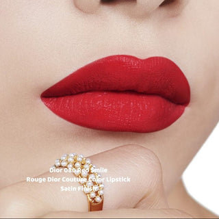 Buy Dior Rouge Satin Colour Lipstick - 080 Red Smile - Cult Beauty Pakistan