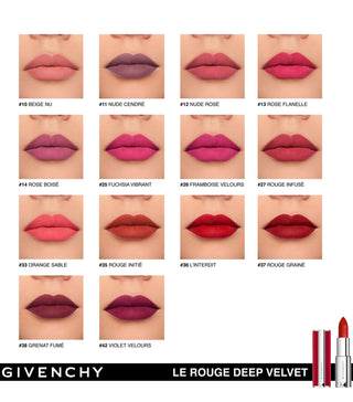 Givenchy Le Rouge Deep Velvet Lipstick - 34 Rouge Safran