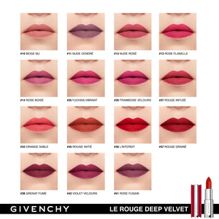 Buy Givenchy Le Rouge Deep Velvet Lipstick - N334 Makeup - Cult Beauty Pakistan