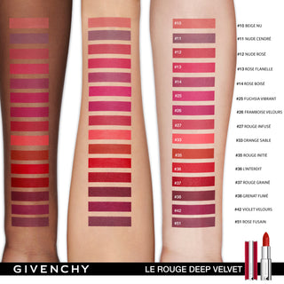 Buy Givenchy Le Rouge Deep Velvet Lipstick - N334 Makeup - Cult Beauty Pakistan