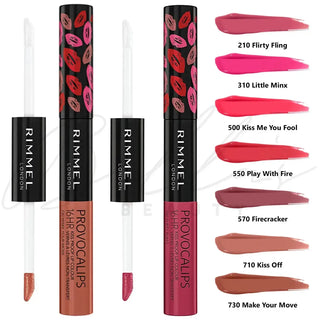 Buy Rimmel Provocalips 16Hr Kissproof Lipstick - 210 Flirty Fling - Cult Beauty Pakistan