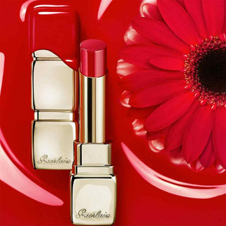 Guerlain KissKiss Shine Bloom Lipstick Balm - 729 Daisy Red