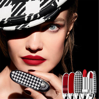 Buy Guerlain Rouge G The Double Mirror Lipstick Case - Pied De Poule - Cult Beauty Pakistan
