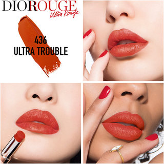 Dior Rouge Ultra Rouge Pigmented Hydra Lipstick - 436 Ultra Trouble