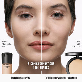 MAC Studio Fix Fluid SPF 15 24HR Matte Foundation - NC35