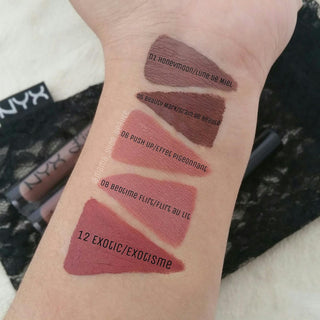 Buy NYX Cosmetics Liquid Lipstick - 12 Exotic - Cult Beauty Pakistan