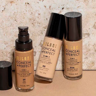 Milani Conceal + Perfect 2-in-1 Liquid Foundation - 00A Porcelain